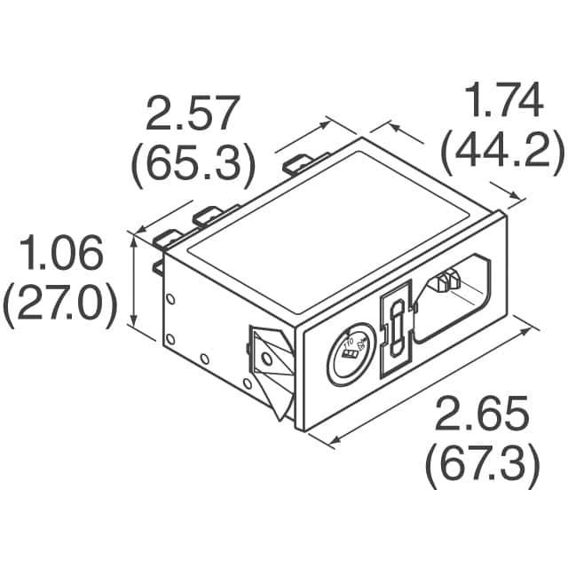 06AK5 Delta Electronics  Moduli di ingresso alimentazione (PEM)